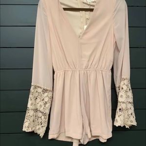 L’atiste Romper With Lace Detail - NWT
